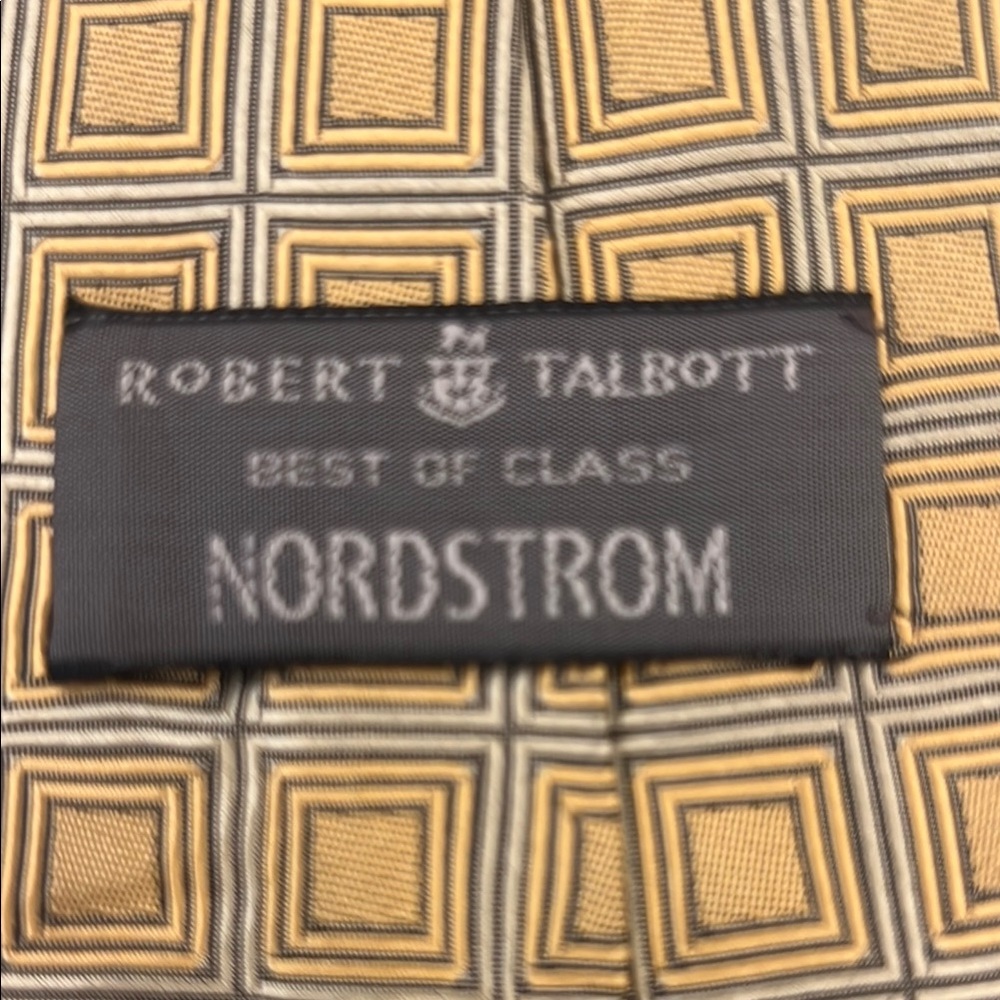 Robert Talbott Gold Geometric Tie - image 3